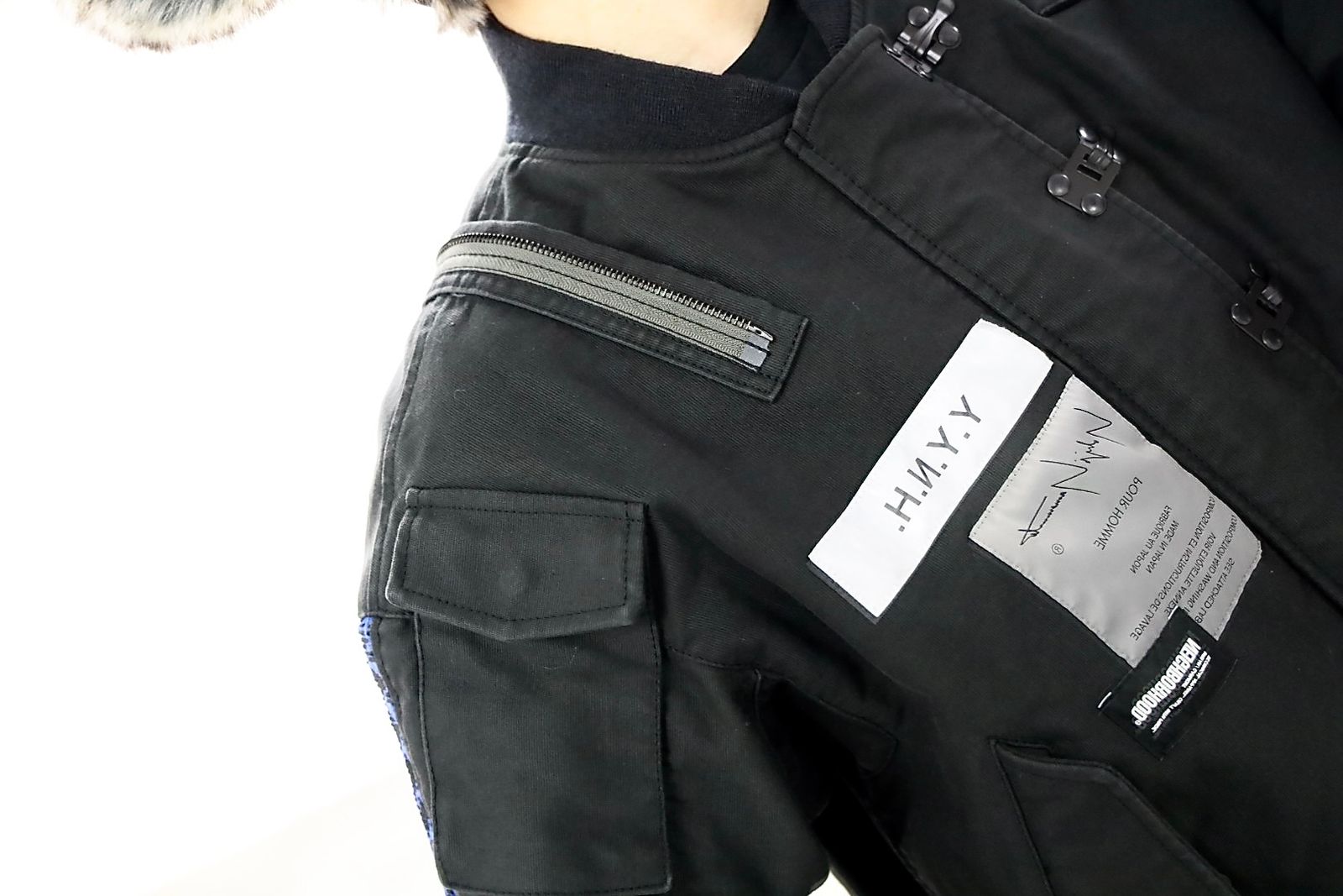 Yohji Yamamoto × NEIGHBORHOOD A-1 デッキジャケット(252SPYYN-JKM02S)BLACK★12月5日(金)発売！