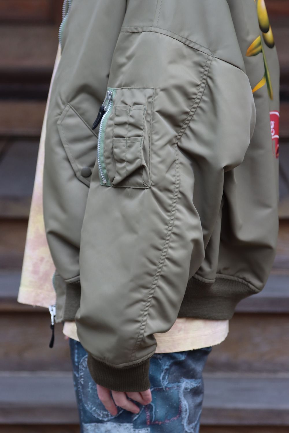 doublet VEGETABLE DYED MA-1(22SS13BL132) style.2022.1.16 doublet VEGETABLE DYED MA-1(22SS13BL132) style.2022.1.16