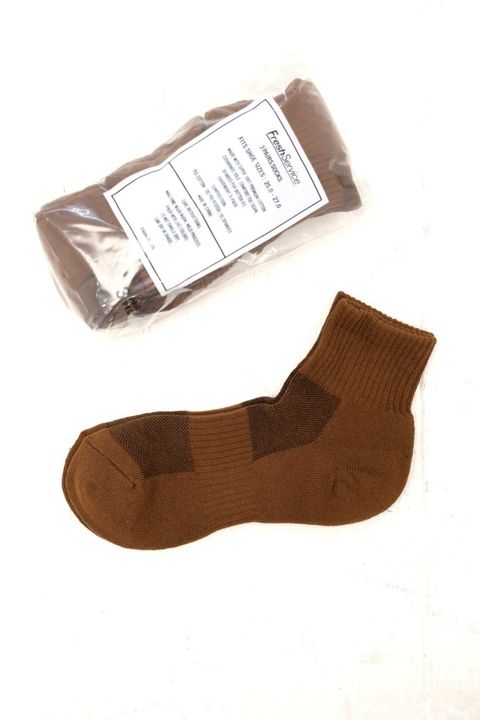 フレッシュサービスORIGINAL 3-PACK SHORT SOCKS(BROWN)☆5月9日(土)発売！