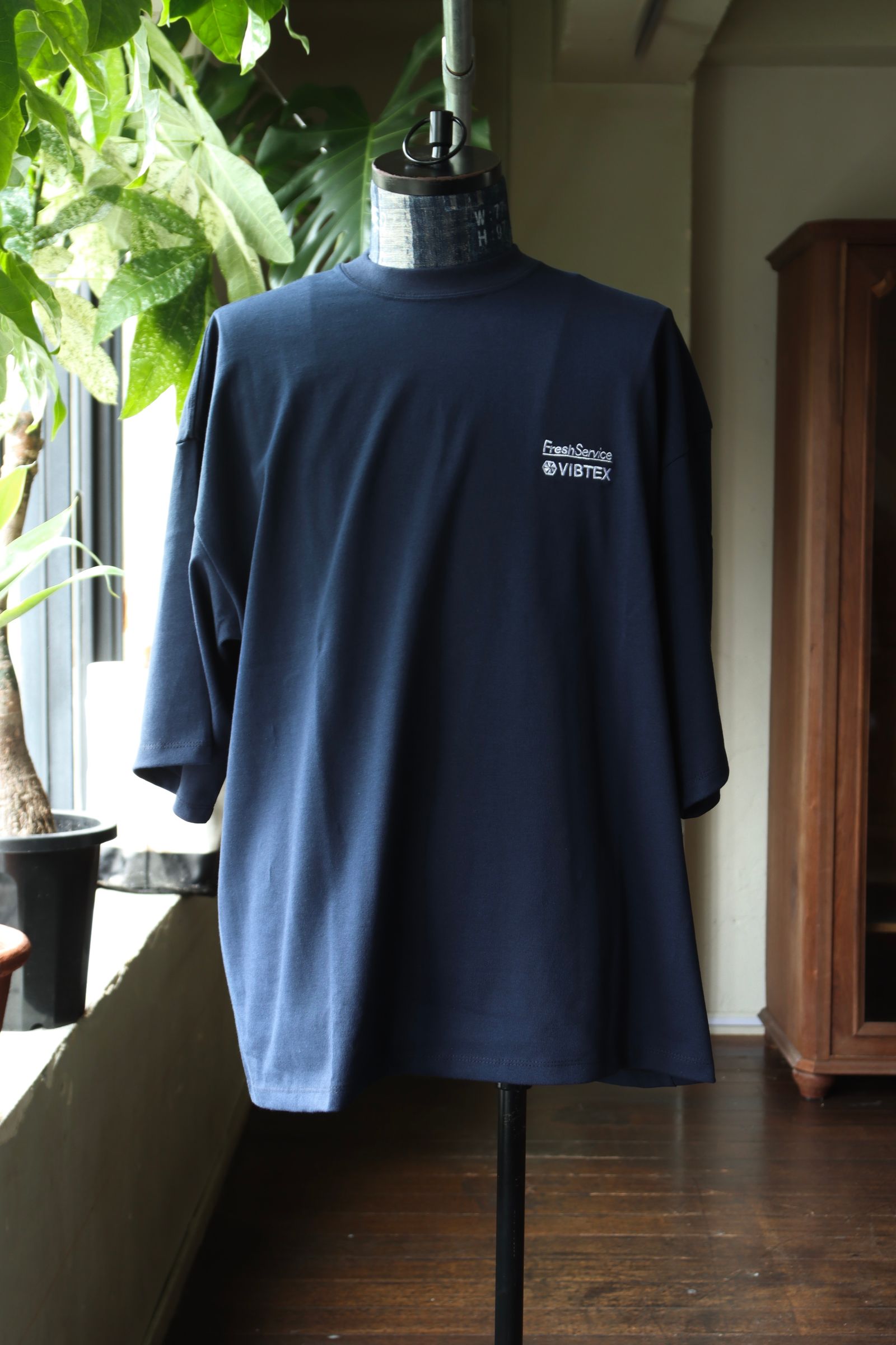 VIBTEX for FreshService S/S CREW NECK TEE(FSC252-70003)NAVY☆再入荷しました！
