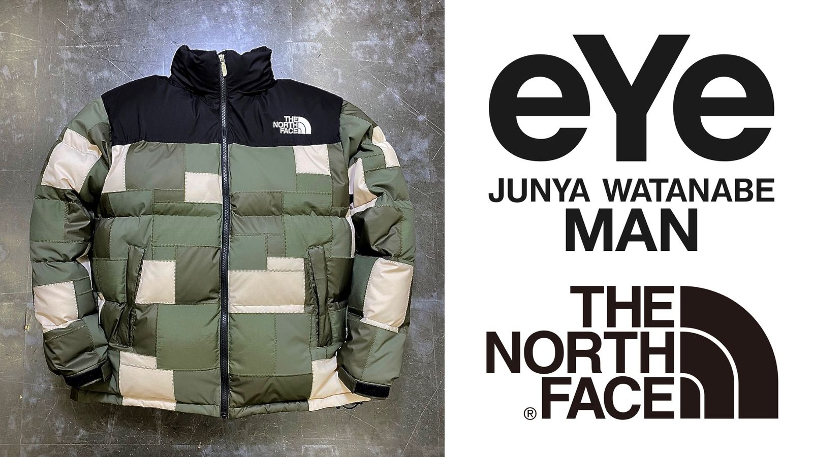 eYe JUNYA WATANABE MAN × THE NORTH FACE WネームNUPTSE JACKET 11月 ...