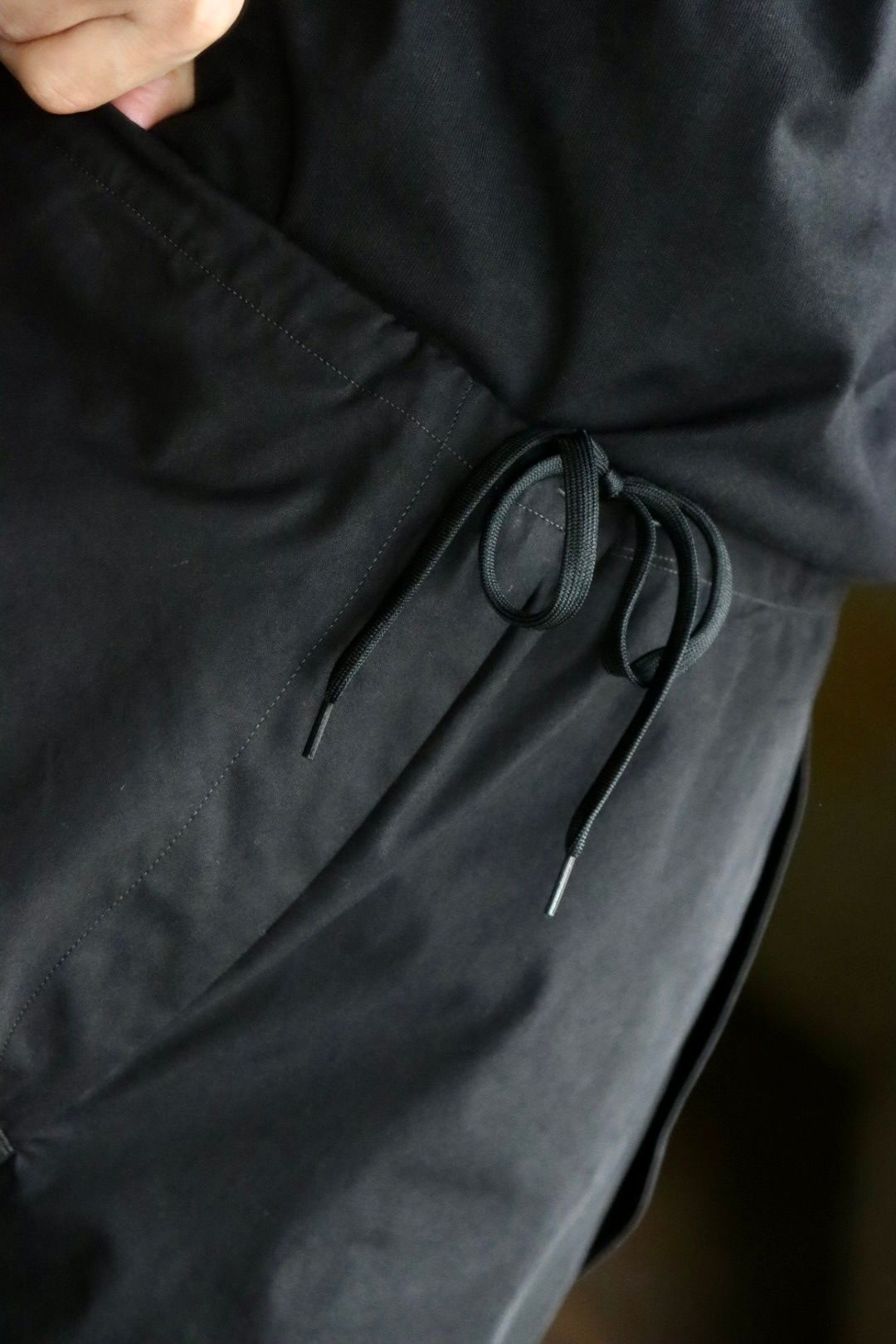 blurhms ROOTSTOCK C/N Oxford Snow Pants"BLACK"スタイル