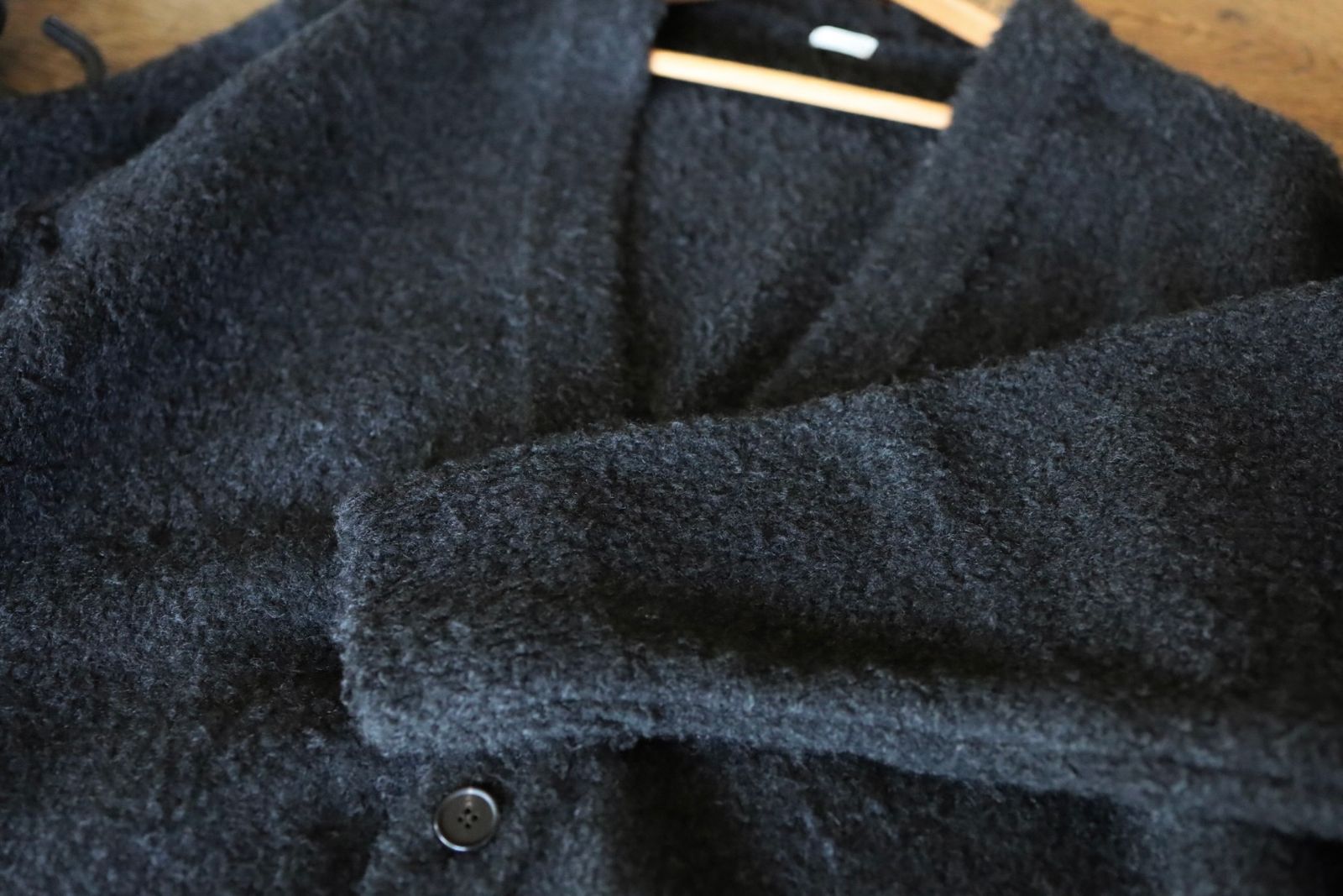 アプレッセ 2025 STYLE2 Cashmere Mole Yarn Cardigan(25AAP-03-19)CHARCOAL☆10月25日(土)発売!