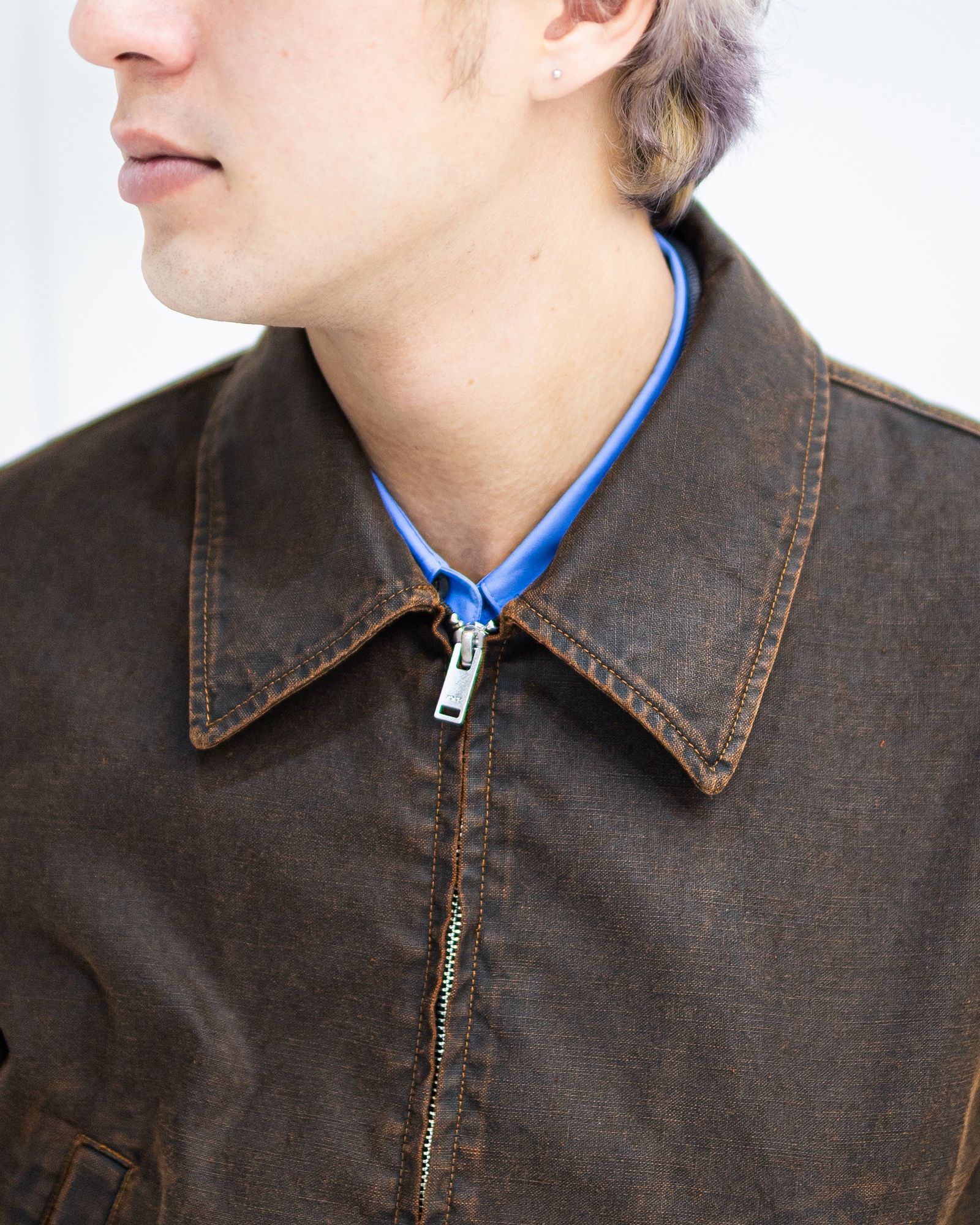 YOKE 26SS Coating Cotton Drizzler Jacket(YK26SS01183B)BROWN☆2月14日(土)発売！