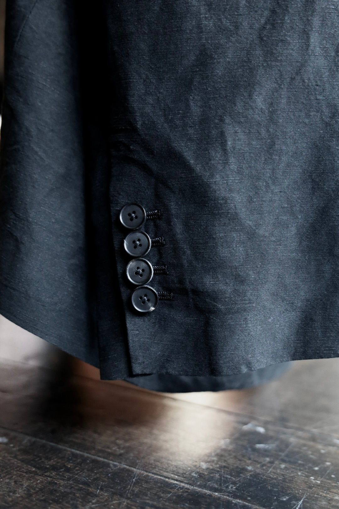 アプレッセ 25SS Silk Linen Jacket(25SAP-01-31H)BLACK