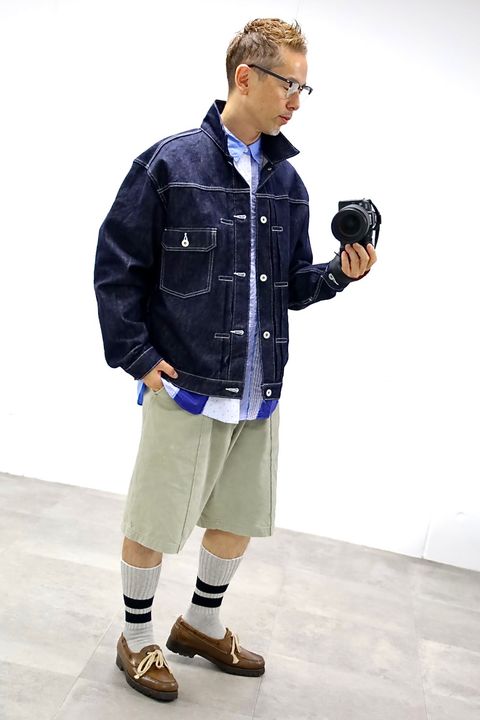 COMME des GARCONS HOMME 26FW 綿反応デニムジャケットスタイル