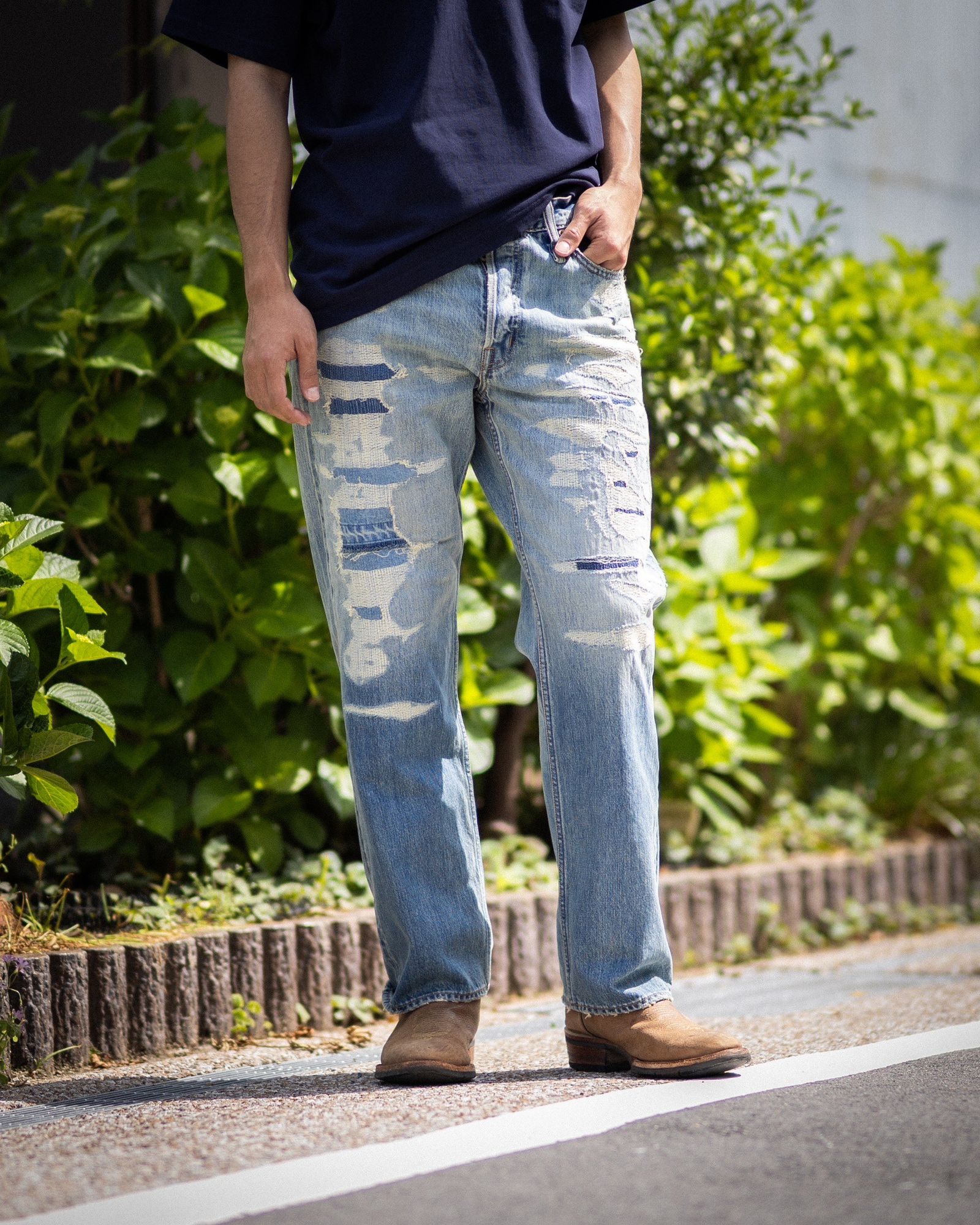 FDMTL BORO POCKET TEE スタイル！