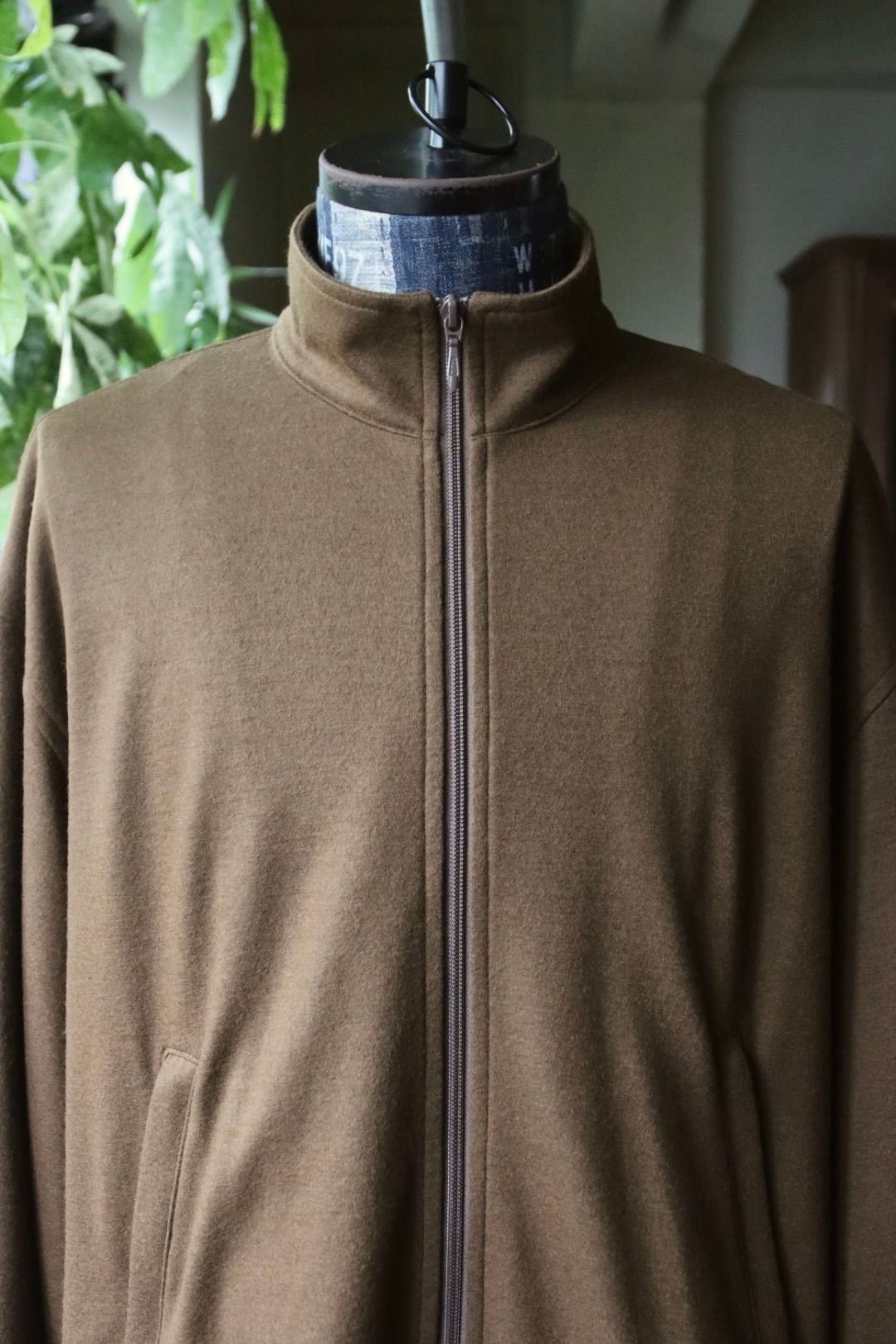 グラフペーパー 25AW Wool Smooth Flannel Track Blouson(GU253-30220B)BROWN☆10月4日(土)新作発売！