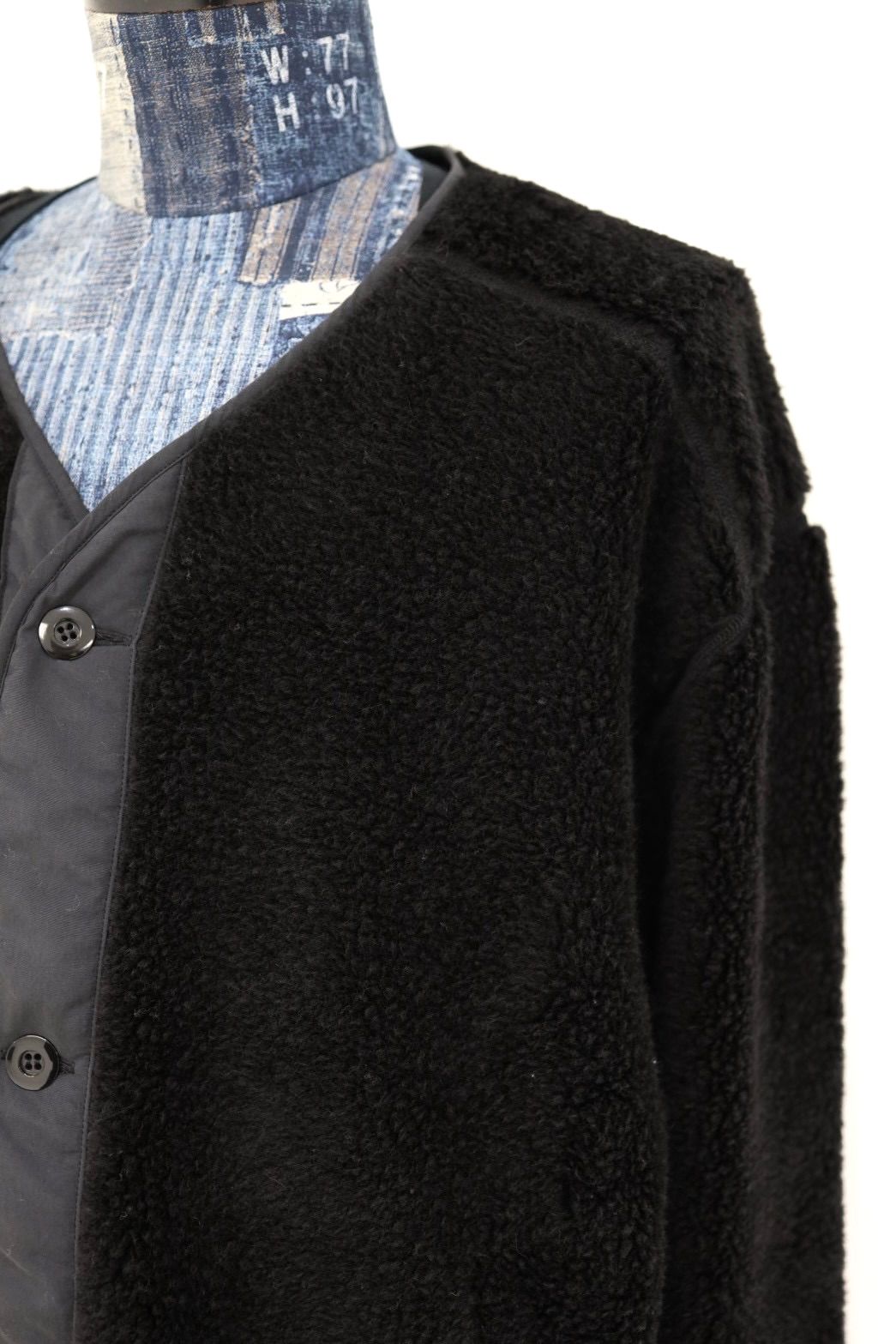 グラフペーパー Wool Boa Liner Blouson(GU263-30341)BLACK☆10月17日(土)発売！