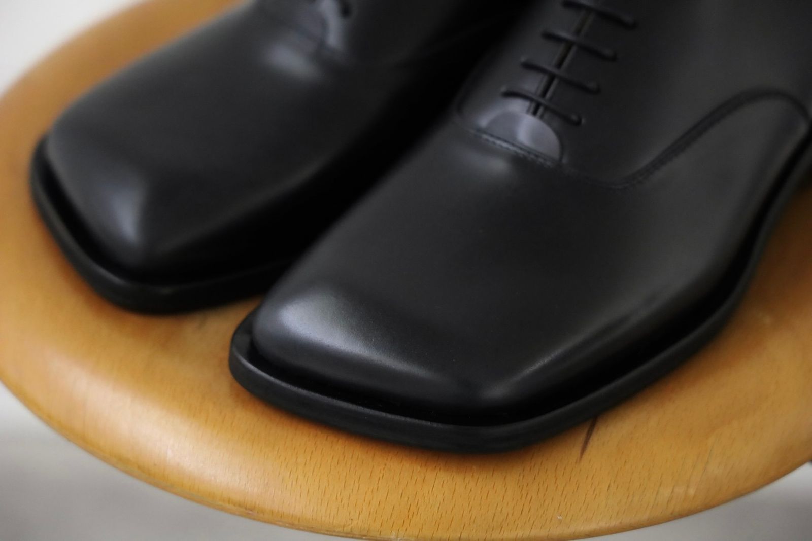 エンダースキーマ 25SA 革靴 bear foot balmoral(xu-s-bfb)black