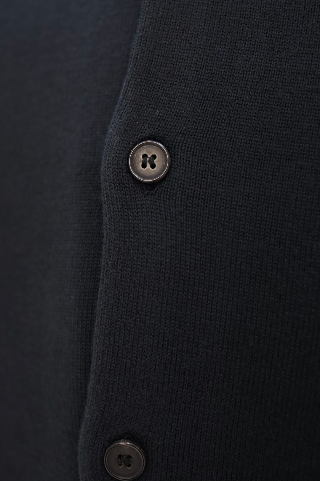 アプレッセ 2026 STYLE1 Cotton Knit Polo Collar Cardigan(26SAP-03-04)BLACK☆2月7日(土)発売！