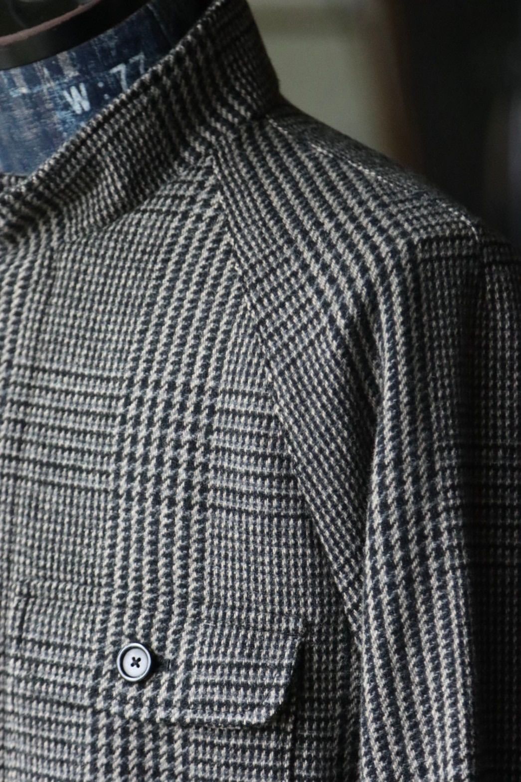 エンダースキーマ 25SA tweed jacket(xu-c-twj)black