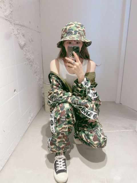 セントマイケル 新作BAPE JACKET&BAPE PANTS style.2024.4.27