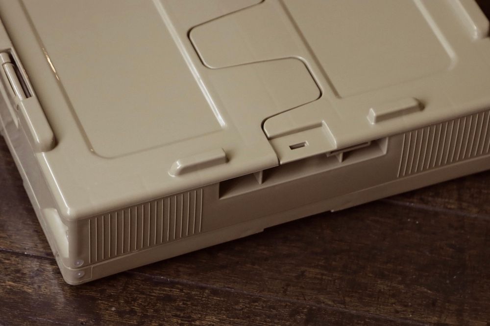 フレッシュサービス FOLDING CONTAINER w/2 DOORS "SAND"