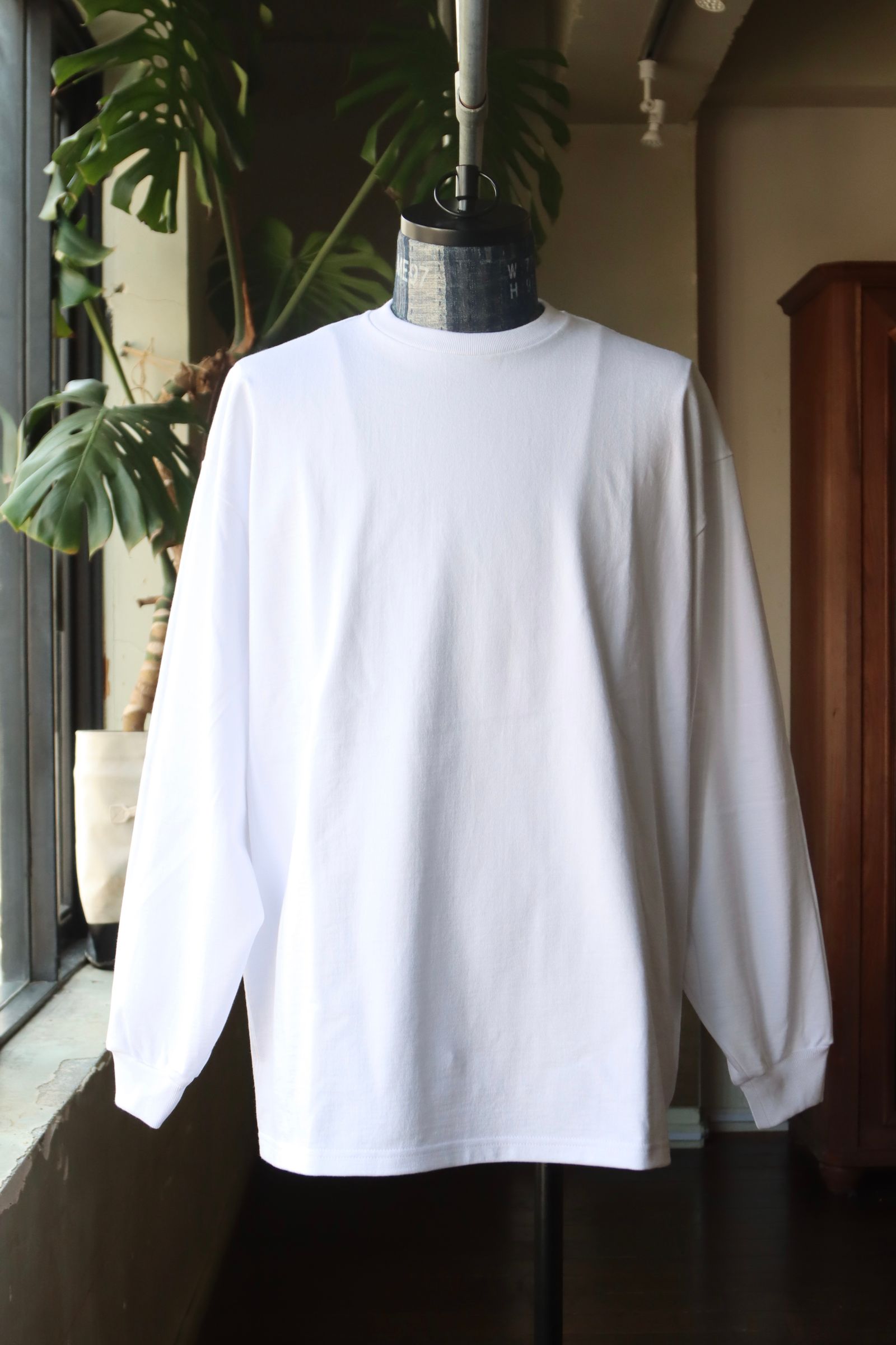 Graphpaper - グラフペーパー Heavy Weight L/S Oversized Tee(GU244-70008B)WHITE |  mark