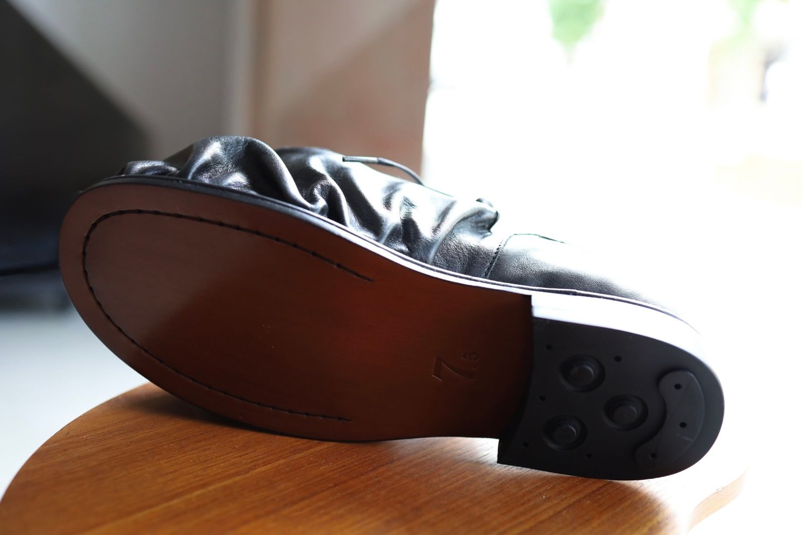 doublet ダブレット26AW 革靴 INFLATED DERBY SHOES (26AW69FT70)BLACK