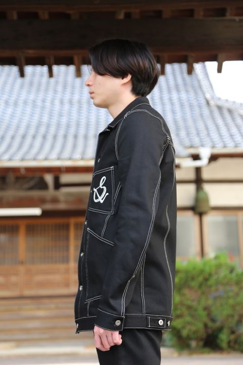 sulvam 2021SS Mens slim denim jacket & Mens boots cut denim pants style.2020.12.19.