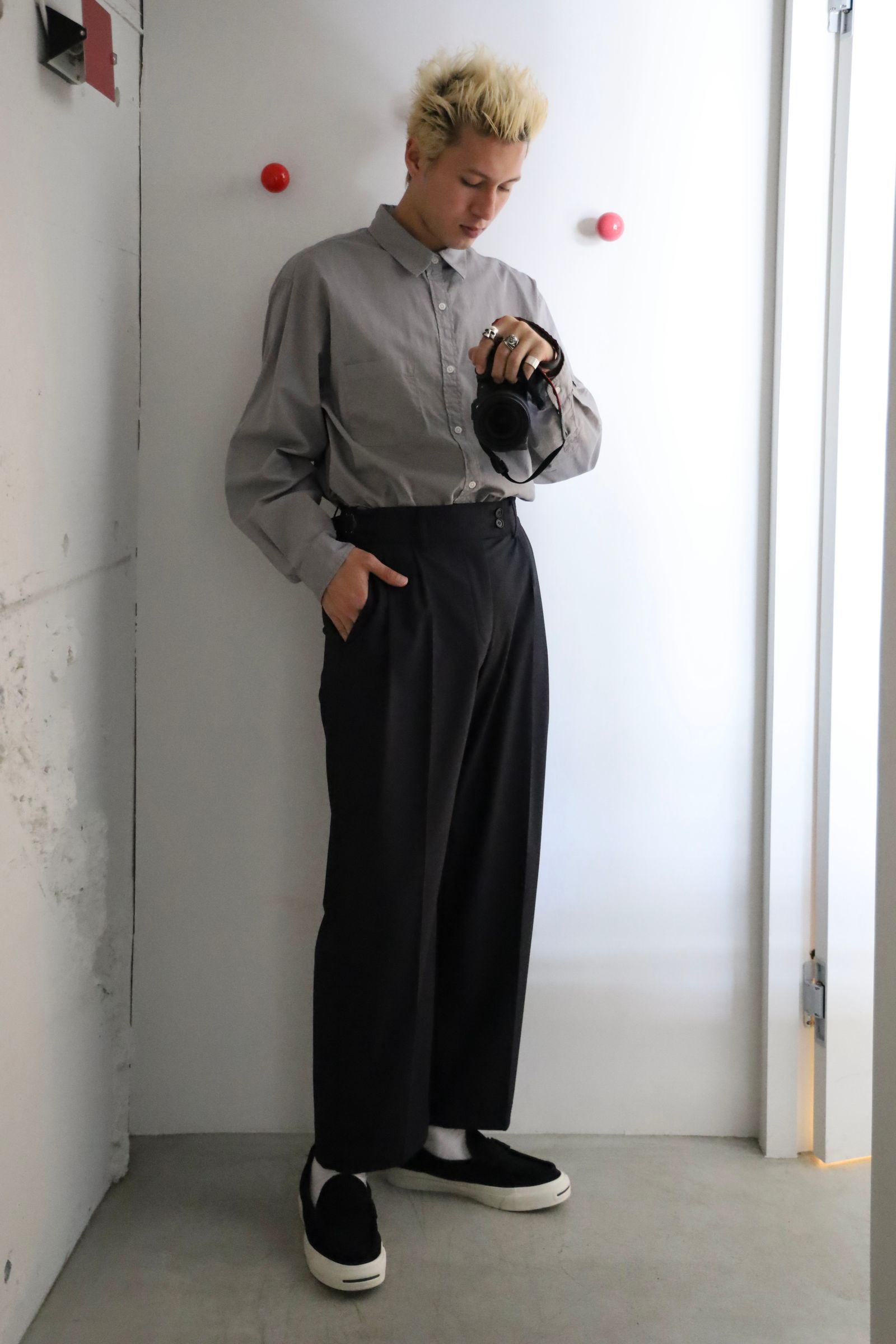 ANOTHER OFFICE BOLD GARMENT SHIRT ミックススタイル