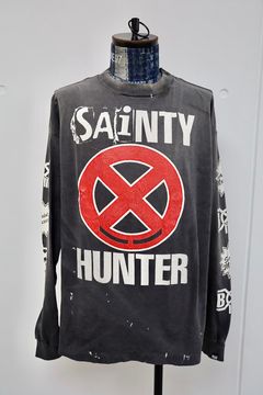 セントマイケル 26SS BH_LS T-SHIRT/SAINT HUNTER (SM-MK8-0000-C31)BLACK☆2月21日(土)10:00発売！