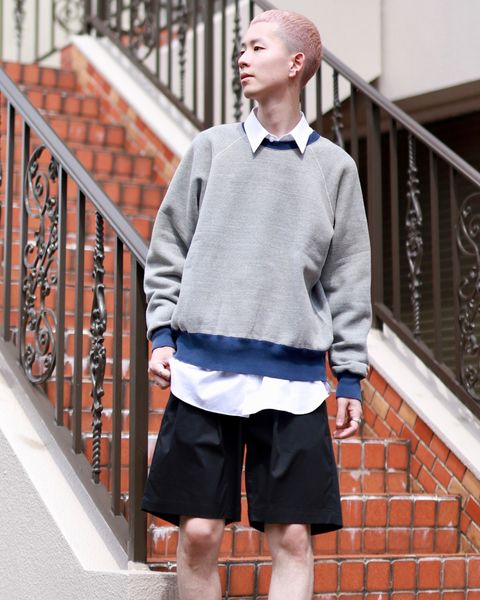 A.PRESSE アプレッセ 23AW Vintage Sweatshirtスタイル