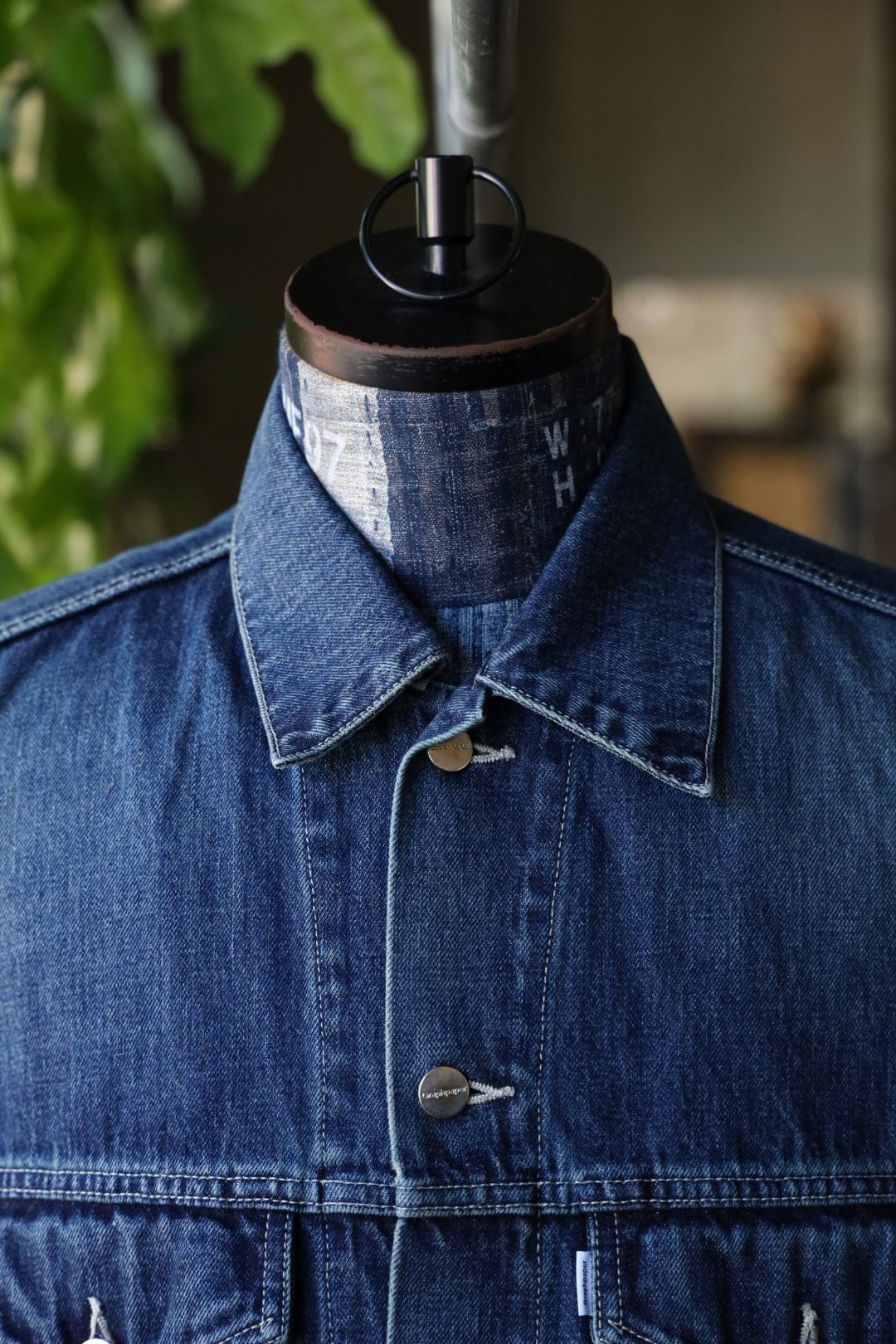 グラフペーパー 25AW Selvage Denim Trucker Jacket(GM253-20055DB)INDIGO_DARK FADE