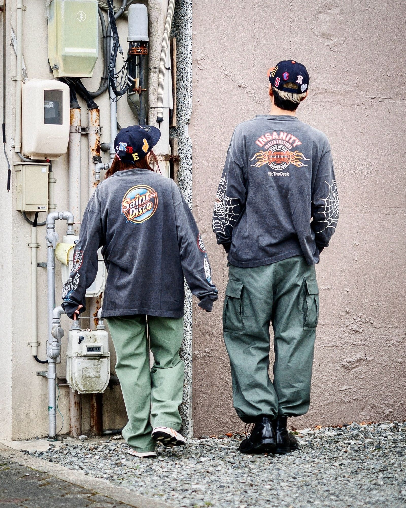 セントマイケル25SS INSANITY ML_LS TEE(SM-HR8-0000-C41)BLACK