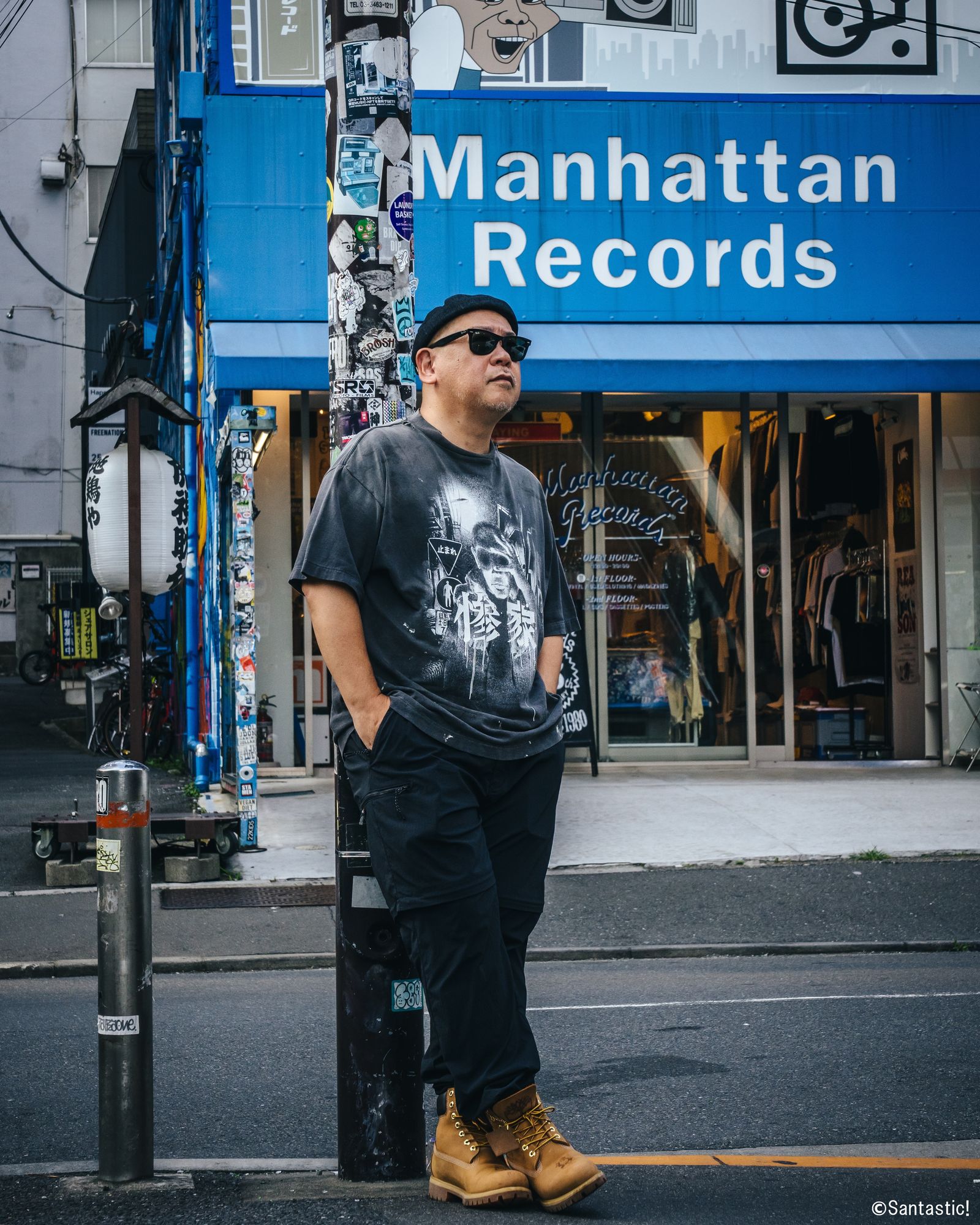 セントマイケル Tシャツ 惨家-zange- GS_SS TEE(SM-HR1-0000-C25)BLACK