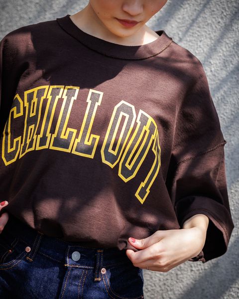 is-ness music 25SS 新作CHILL OUT T-SHIRT style.2025.4.28