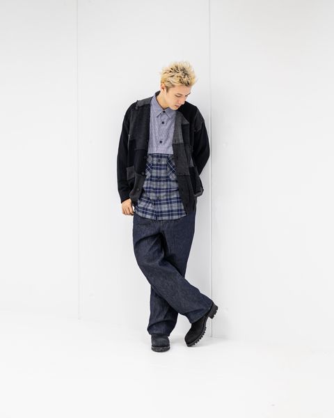 COMME des GARCONS HOMME 梳毛天竺パッチワークカーディガン 10月3日(金)新作発売！