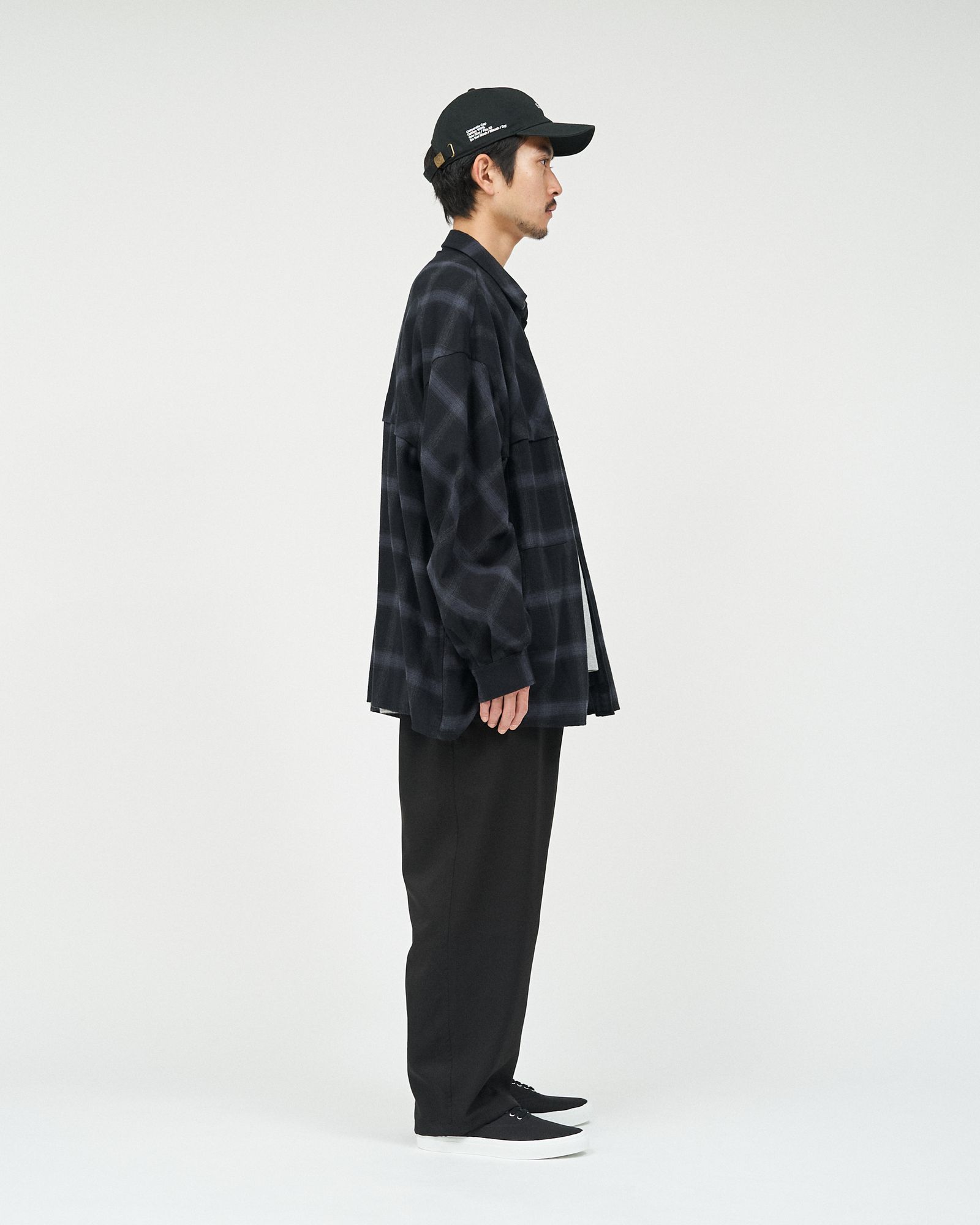フレッシュサービス FLANNEL CHECK OVER YOKE SHIRT (FSC253-50129)DARK NAVY★10月4日(土)発売！
