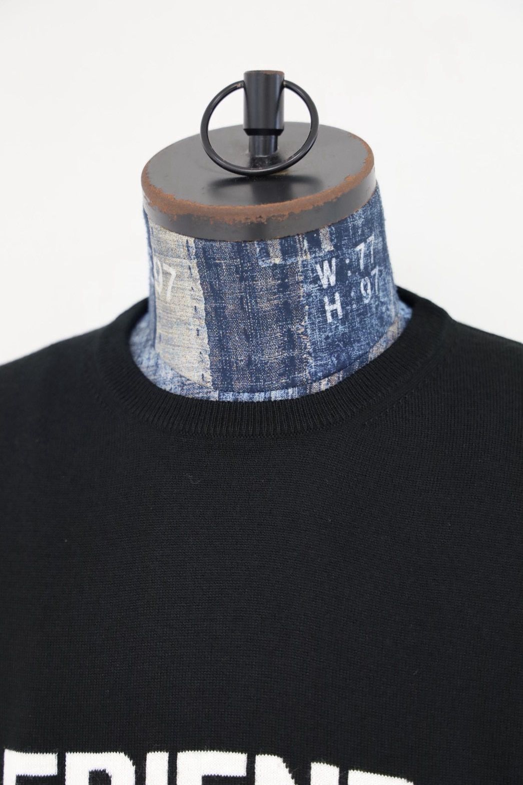 フレッシュサービス 26AW HIGH GAUGE INTARSIA KNIT "FE MONOGRAM"(FSC263-80126FE)BLACK☆8月29日(土)新作発売！