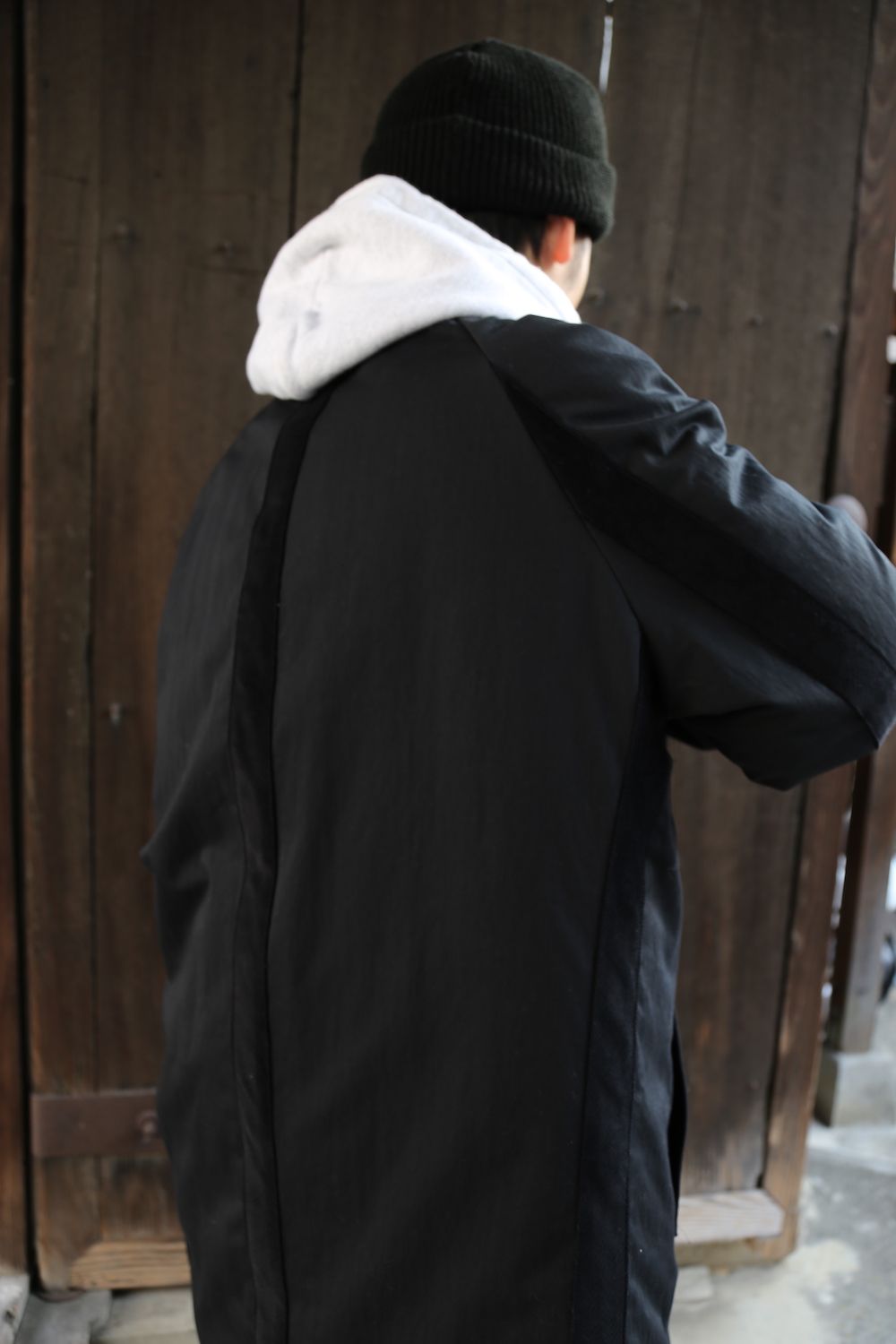 COMME DES GARCONS HOMME 新作CdGH綿ナイロンウェザーコート style.2020.12.8.