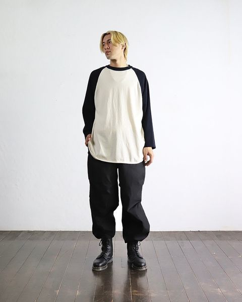 ブラームスルーツストック 24SS Co/Silk Nep Baseball Raglan Tee 2024.4.27
