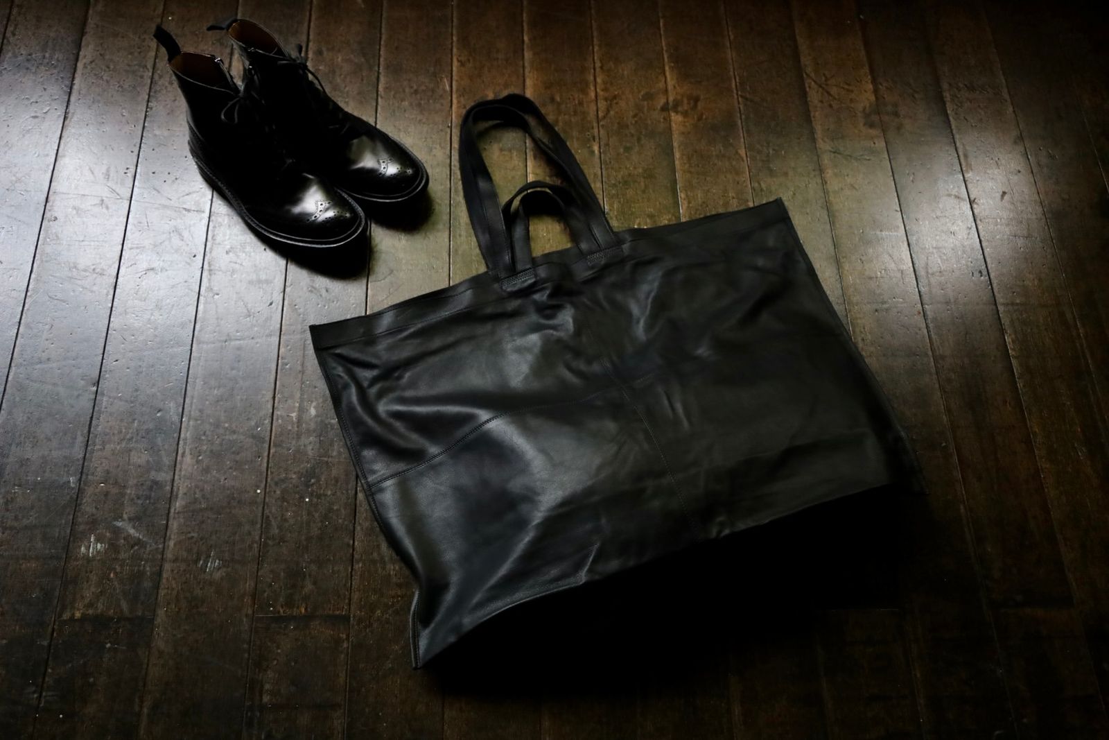 Morphee / モルフェ マグナムトートバッグ 2WAY MAGNUM TOTE "BLACK"