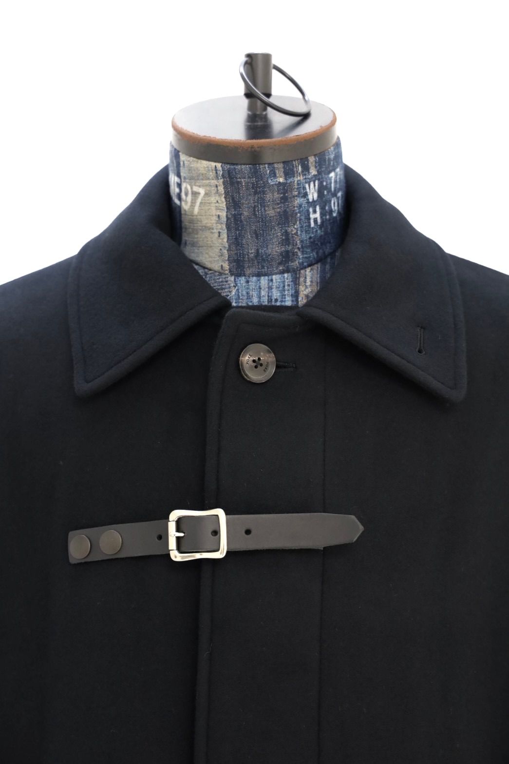ヨーク 25FW Melton Big Balmaccan Coat(YK25FW01033C)BLACK☆10月11日(土)新作発売！