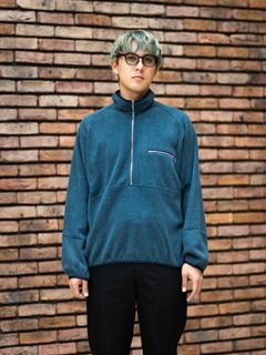 アプレッセ 2026 STYLE2 Vintage Silk Fleece Harf ZIP Jacket(26AAP-01-29)BLUE☆10月17日(土)新作発売！