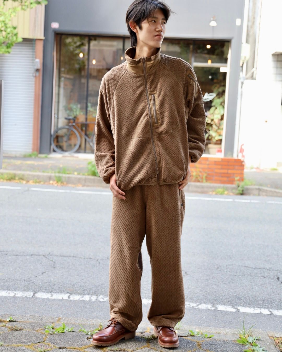 DAIWA PIER39(ダイワピア39) TECH MIL FLEECE JACKET(BJ-70026W)LT.BROWN☆9月26日(土)新作発売！