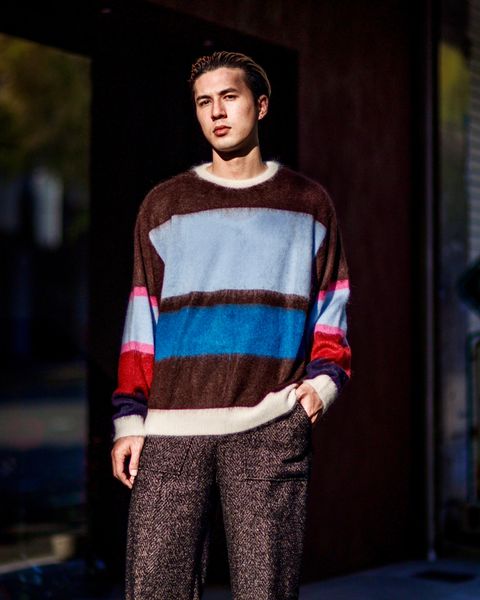YOKE  MOHAIR BORDER SWEATER 11月23日(土)新作発売！