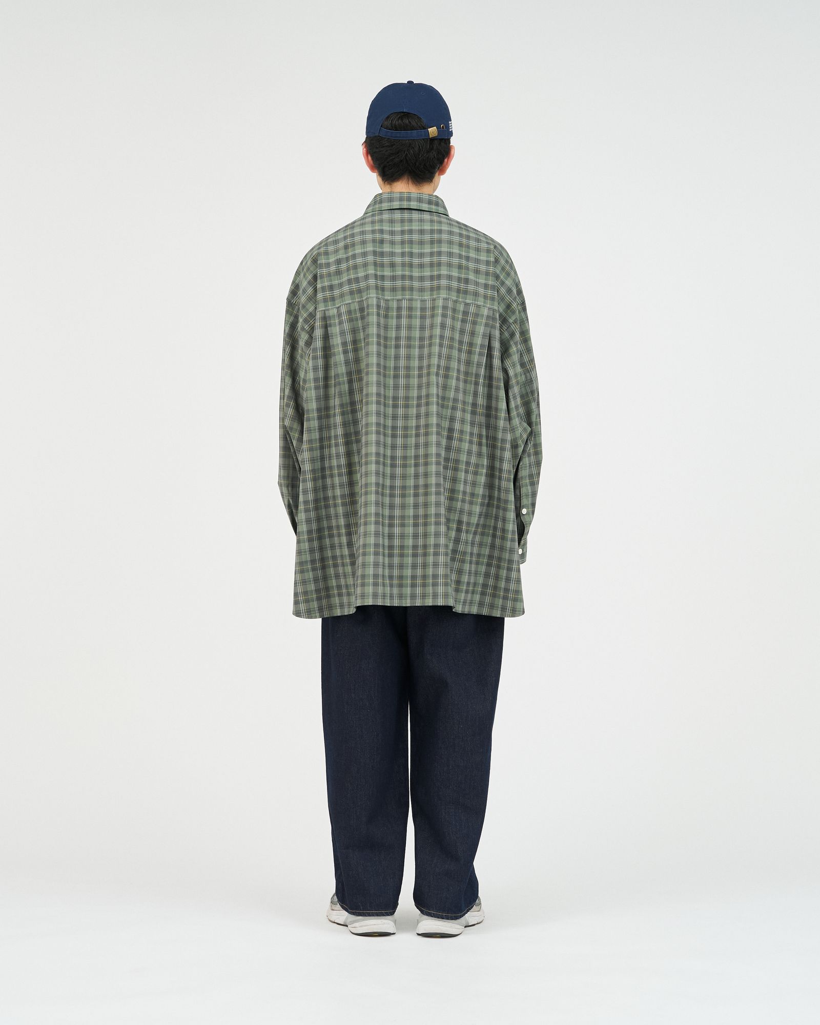 フレッシュサービス MADRAS DRY TECH REGULAR COLLAR SHIRT (FSC261-50251)KHAKI★2月14日(土)発売