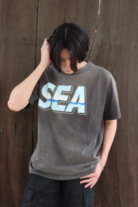 セントマイケル×WIND AND SEA SS T-SHIRT(SM-A21-0000-062) style.2021.8.28. 8月28日発売