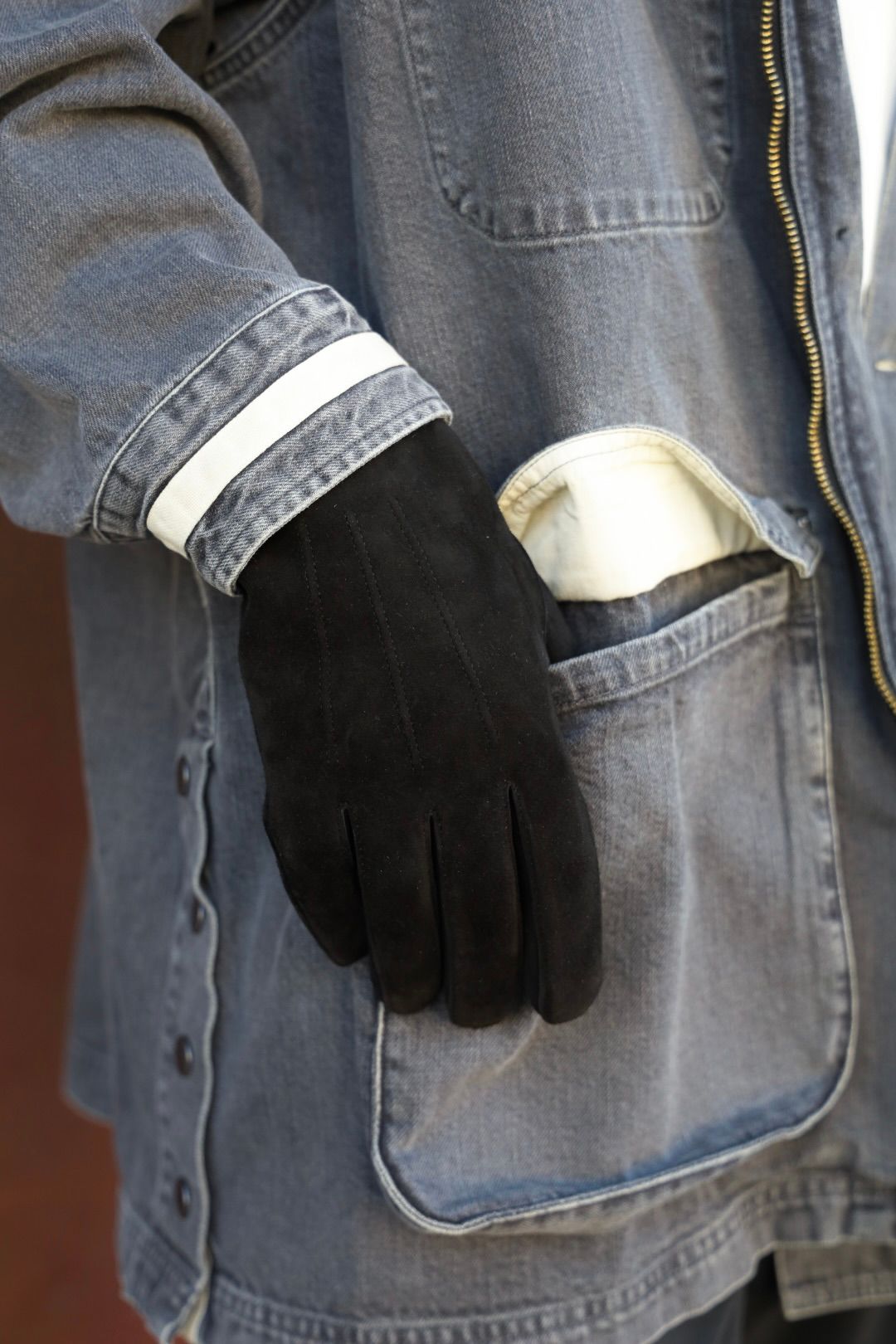 エンダースキーマ スエードグローブ suede glove(tq-rc-sgb)black☆9月6日(土)発売！