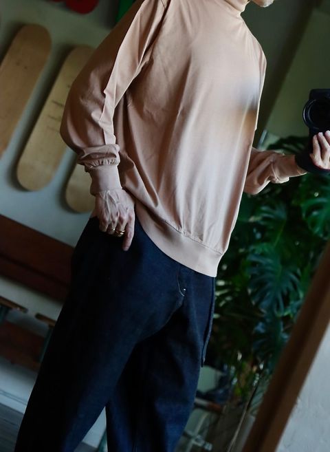 ブラームス Denim Long Belted Pants Mixスタイル.2022.6.22.