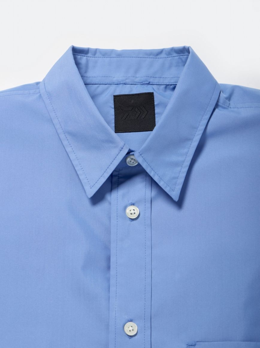 DAIWA PIER39(ダイワピア39) TECH REGULAR COLLAR SHIRT L/S SOLID(BE-81026)SAX☆2月21日(土)発売！