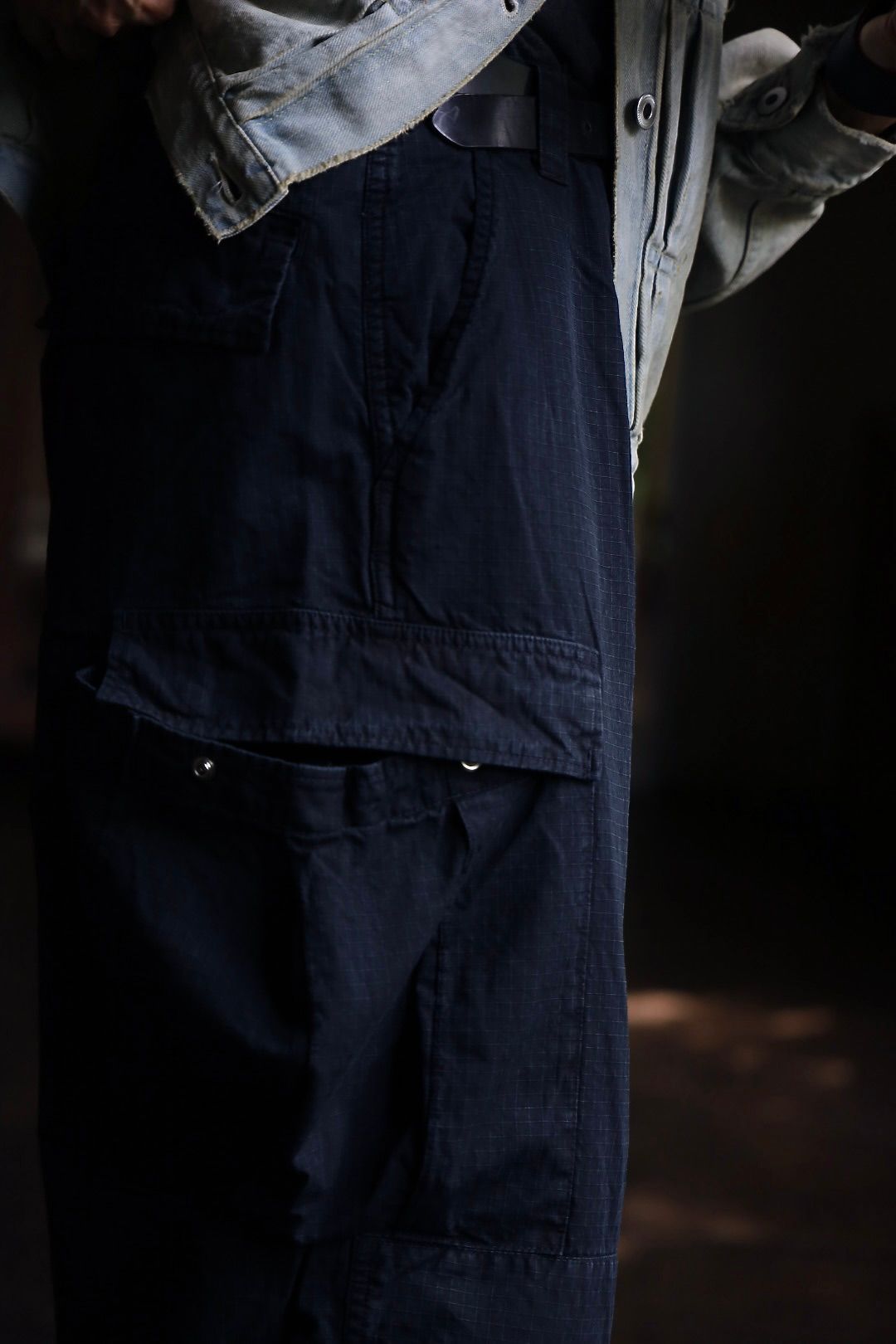 A.PRESSE Silk Ripstop US Coast Guard ODU Trousersスタイル2024.7.13.