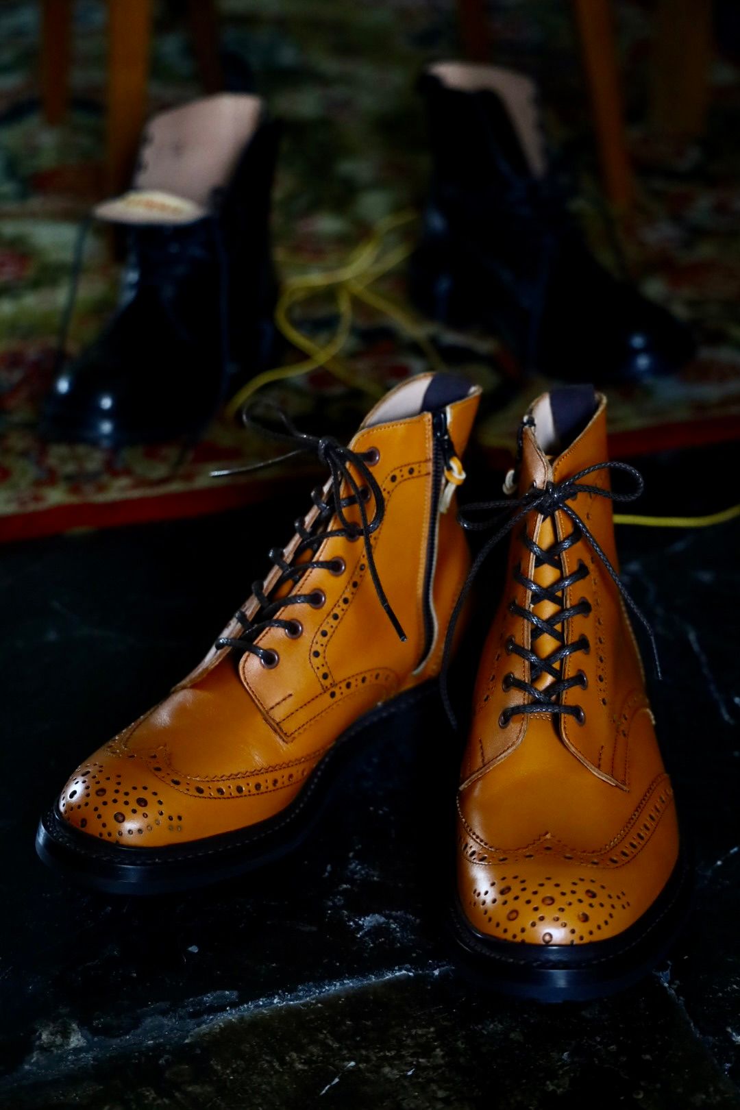 コムデギャルソンオム24AW TRICKERS(HN-K103-001)LIGHT BROWN
