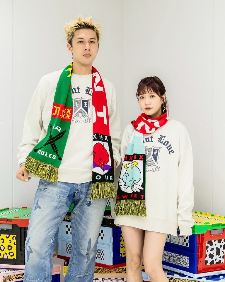 186cm/size:XL、154cm/size:L