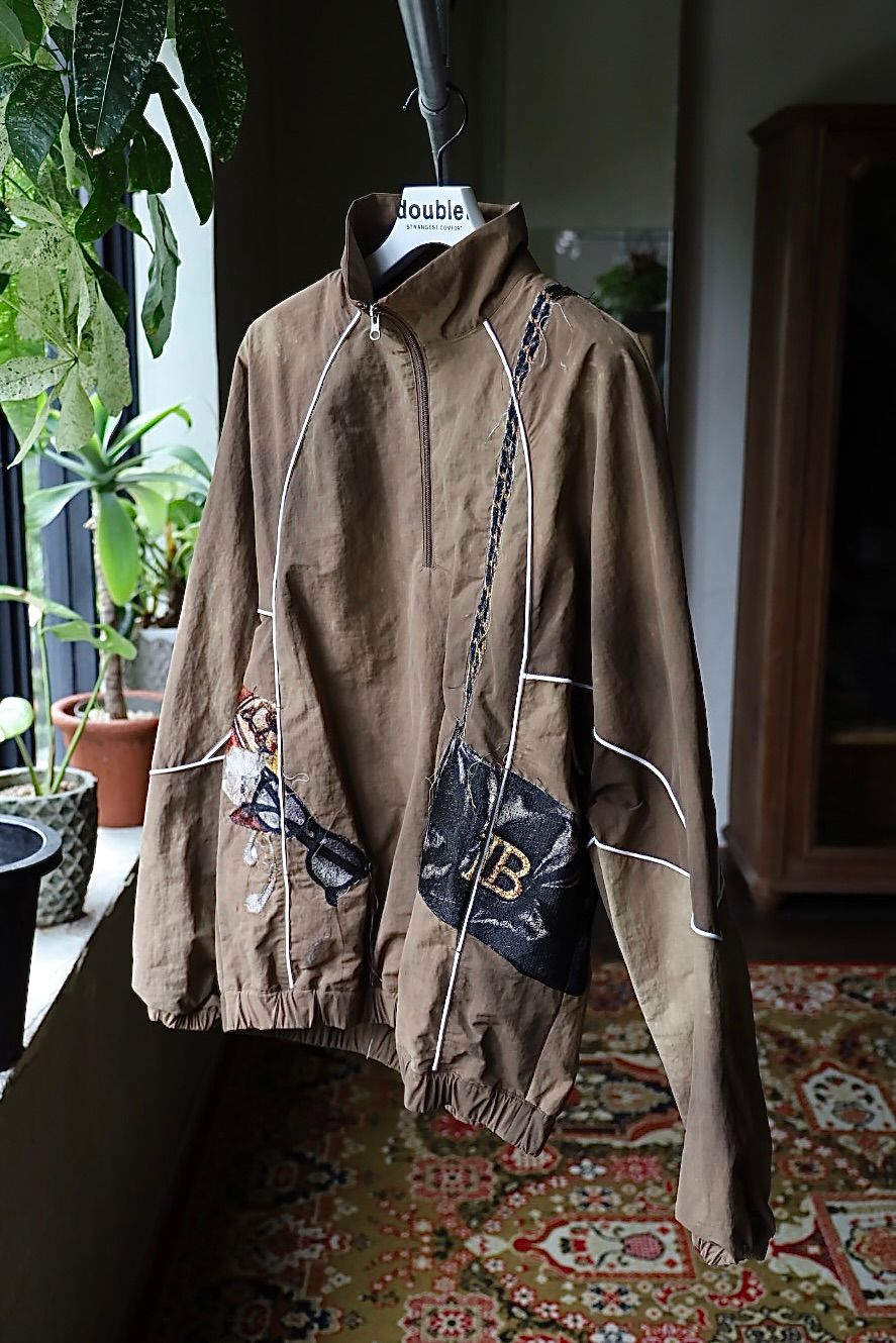 doublet ダブレット26AW TROMPE L’OEIL EMBROIDERY ANORAK (26AW37BL269)BEIGE☆8月15日(土)発売！