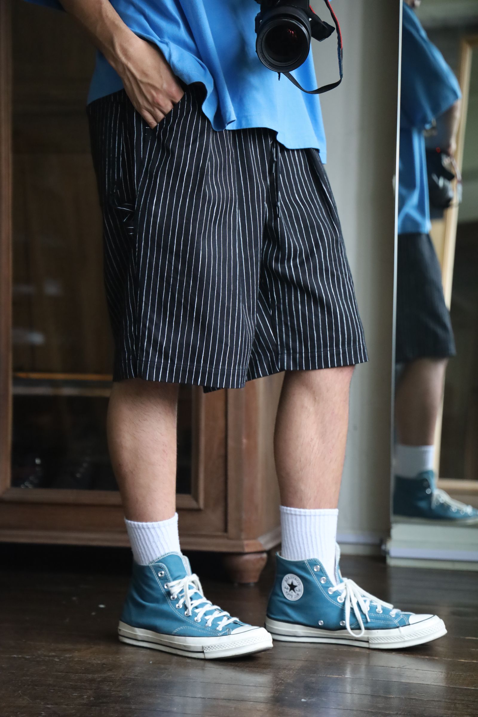 SFC SUPER BIG FLAT POCKET TEE MARK スタイル