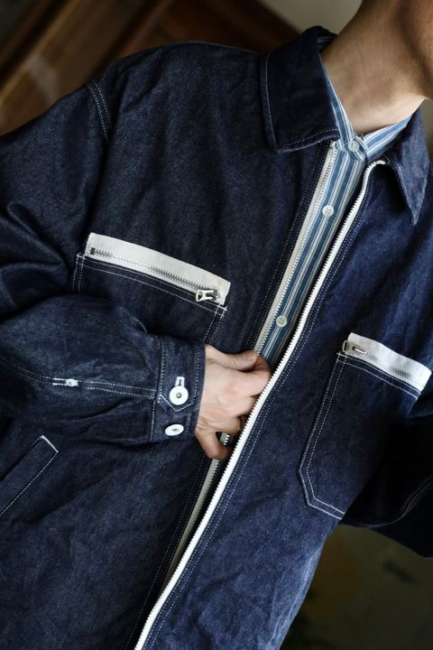 COMME des GARCONS HOMME  ジップアップデニムジャケットスタイル2025.4.4.