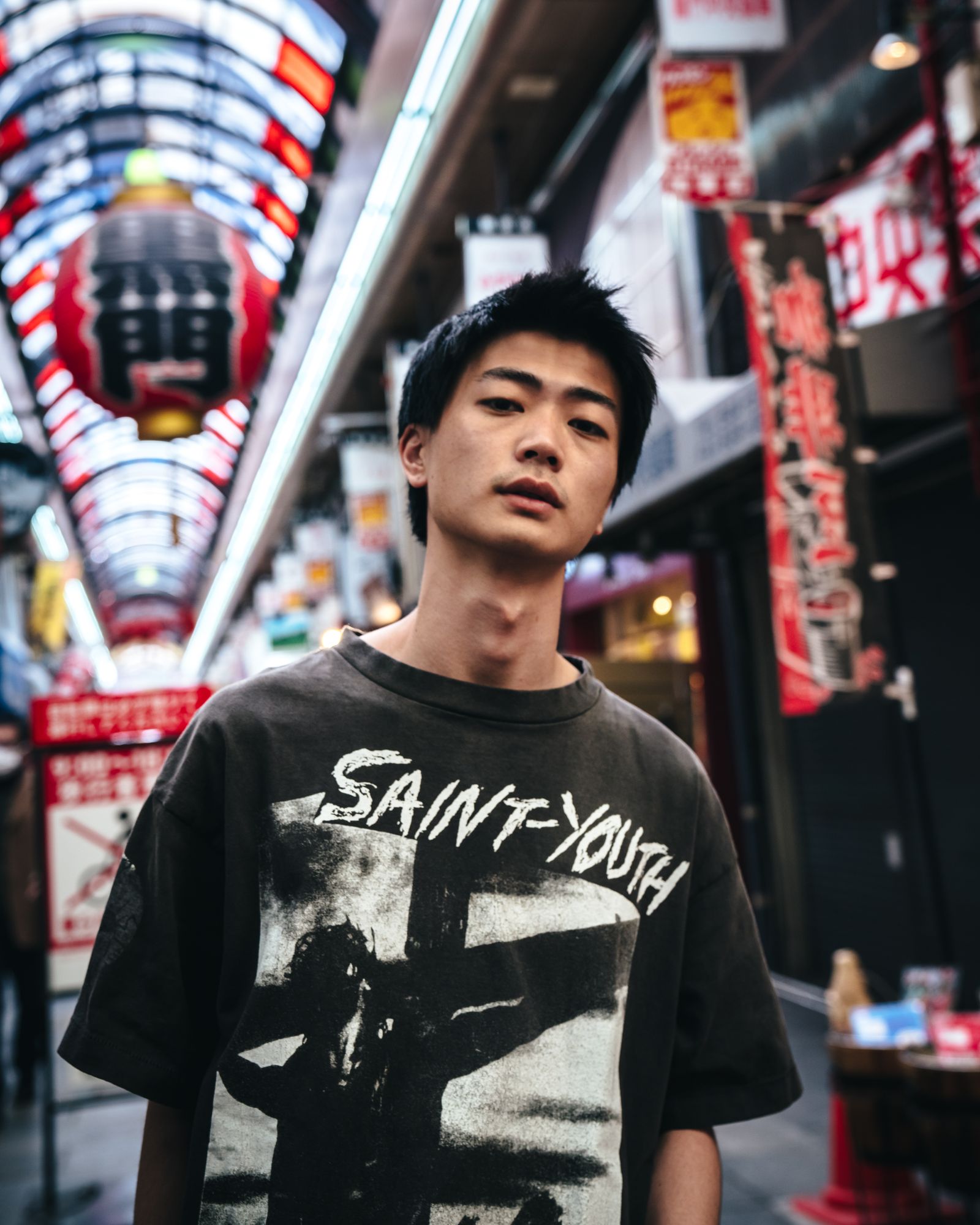 肩幅約60cmSAINT MICHAEL Mxxxxxx T-SHIRT XL mx6